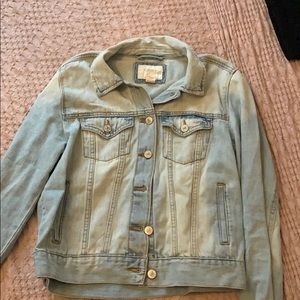 Forever 21 light wash denim jacket